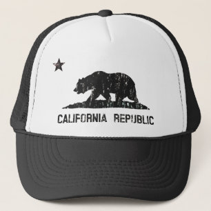 Vlag van de vlaggenstaat van de staat Californië — Trucker Pet