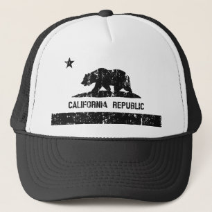 Vlag van de vlaggenstaat van de staat Californië — Trucker Pet