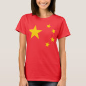 Vlag van de Volksrepubliek China T-shirt (Voorkant)