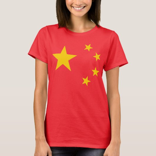 Vlag van de Volksrepubliek China T-shirt (Voorkant)