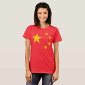 Vlag van de Volksrepubliek China T-shirt (Voorkant volledig)