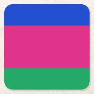 Vlag van de Volksrepubliek Kuban Kartonnen Onderzetters