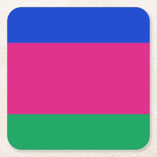 Vlag van de Volksrepubliek Kuban Kartonnen Onderzetters (Voorkant)