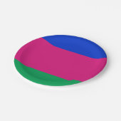 Vlag van de Volksrepubliek Kuban Papieren Bordje (Gekanteld)