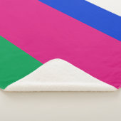 Vlag van de Volksrepubliek Kuban Sherpa Deken (3/4)