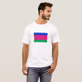 Vlag van de Volksrepubliek Kuban T-shirt (Voorkant volledig)