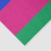 Vlag van de Volksrepubliek Kuban Tissuepapier (Detail)