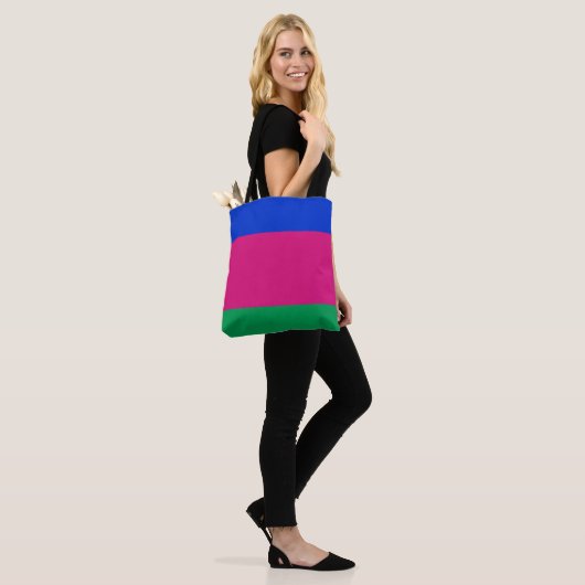 Vlag van de Volksrepubliek Kuban Tote Bag (Op model)
