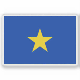 Vlag van de Vrijstaat Congo (1885–1908) Sticker