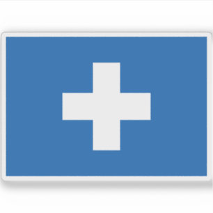 Vlag van de Vrijstaat Ikaria (1912) Sticker