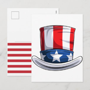 Vlag van de VS 2026 – Krachtige Amerikaanse vlag v Feestdagenkaart