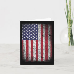 Vlag van de VS 4 juli Amerikaanse Rode Witte Blauw Kaart