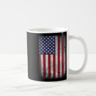 Vlag van de VS 4 juli Amerikaanse Rode Witte Blauw Koffiemok