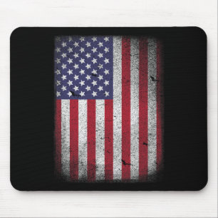 Vlag van de VS 4 juli Amerikaanse Rode Witte Blauw Muismat