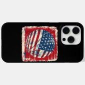 Vlag van de VS 4 juli basketbal Case-Mate iPhone Case (Achterkant (horizontaal))