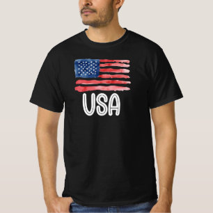 Vlag van de VS, 4 juli T-shirt