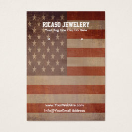  vlag van de VS - achtergrond Visitekaartjes