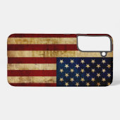 Vlag van de VS / Afgebladderd Samsung Galaxy Hoesje (Achterkant horizontaal)