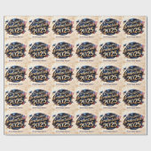 "Vlag van de VS Afstuderen" Cadeaupapier (Vlak)