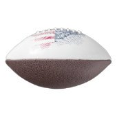 Vlag van de VS American Football (Gedraaid 90)