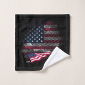 Vlag van de VS Bad Handdoek (Wasdoekje)