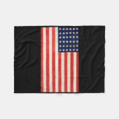 Vlag van de VS Basic Voor Mannen Vrouwen En Kinder Fleece Deken (Voorkant (Horizontaal))