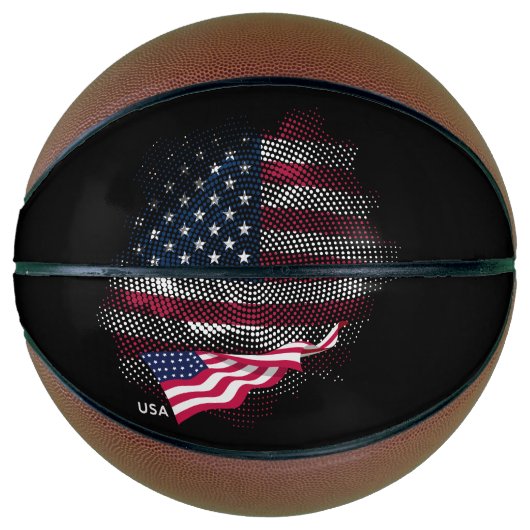 Vlag van de VS Basketbal (Voorkant)