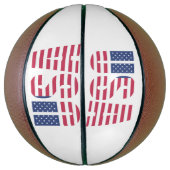 Vlag van de VS Basketbal - Stars and Stripes Ameri (Verticaal)