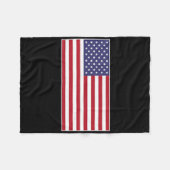 Vlag van de VS Borst Patch Star Spangled Banner Am Fleece Deken (Voorkant (Horizontaal))