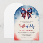 Vlag van de VS Bow 4 juli Party Arch Kaart (Voorkant / Achterkant)