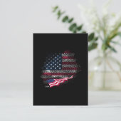 Vlag van de VS Briefkaart (Staand voorkant)