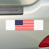VLAG VAN DE VS BUMPERSTICKER (Op auto)