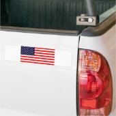 VLAG VAN DE VS BUMPERSTICKER (Op Truck)