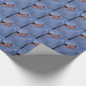 Vlag van de VS Cadeaupapier (Hoek)
