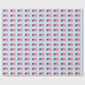 Vlag van de VS Cadeaupapier (Vlak)
