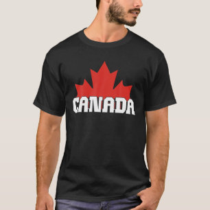 Vlag van de VS Canada voor Amerikaanse Canadese Ca T-shirt