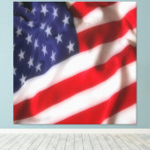 Vlag van de VS Canvas Afdruk (Insitu (Houten vloer))