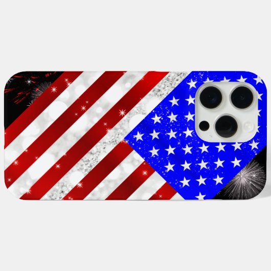 Vlag van de VS Case-Mate iPhone Case (Achterkant (horizontaal))