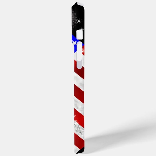 Vlag van de VS Case-Mate iPhone Case (Achterkant / Links)