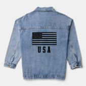 Vlag van de VS Denim Jacket (Achterkant)
