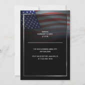 Vlag van de VS | Dünne Rode Lijn Maltese Kruis | Z Kaart (Achterkant)