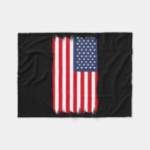 Vlag van de VS Fleece Deken (Voorkant (Horizontaal))