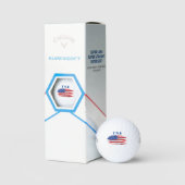 Vlag van de VS Golfballen (Verpakking)