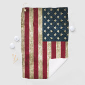 Vlag van de VS Grunge Golfhanddoek (Insitu)