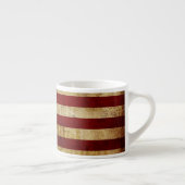 Vlag van de VS / Grunged vlag Espresso Kop (Rechts)