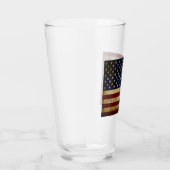 Vlag van de VS / Grunged vlag Glas (Rechts)