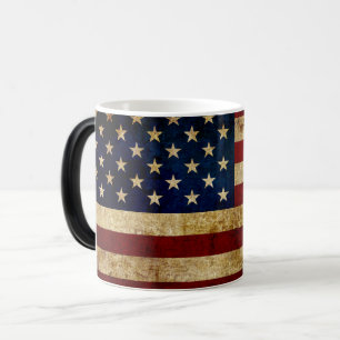Vlag van de VS / Grunged vlag Magische Mok