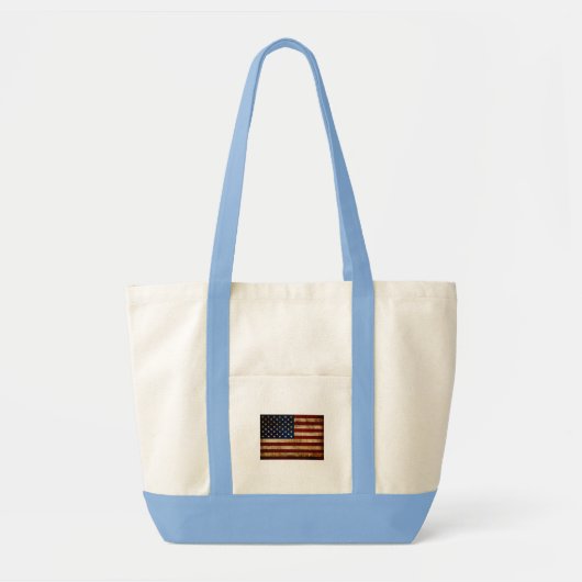 Vlag van de VS / Grunged vlag Tote Bag (Voorkant)