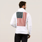 Vlag van de VS Hoodie (Achterkant volledig)