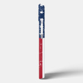 Vlag van de VS in distressed staat Case-Mate iPhone Case (Achterkant / Links)